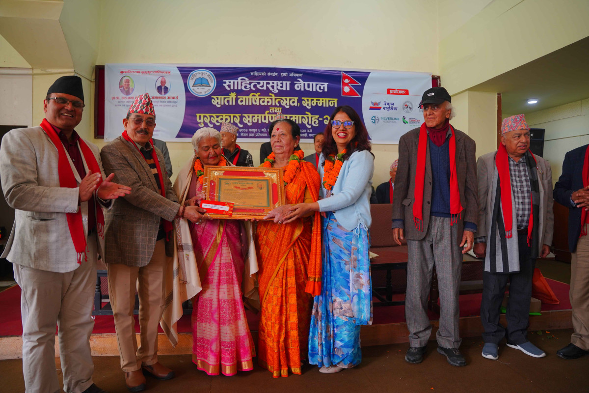 साहित्यसुधा नेपालबाट तीन स्रष्टा सम्मानित