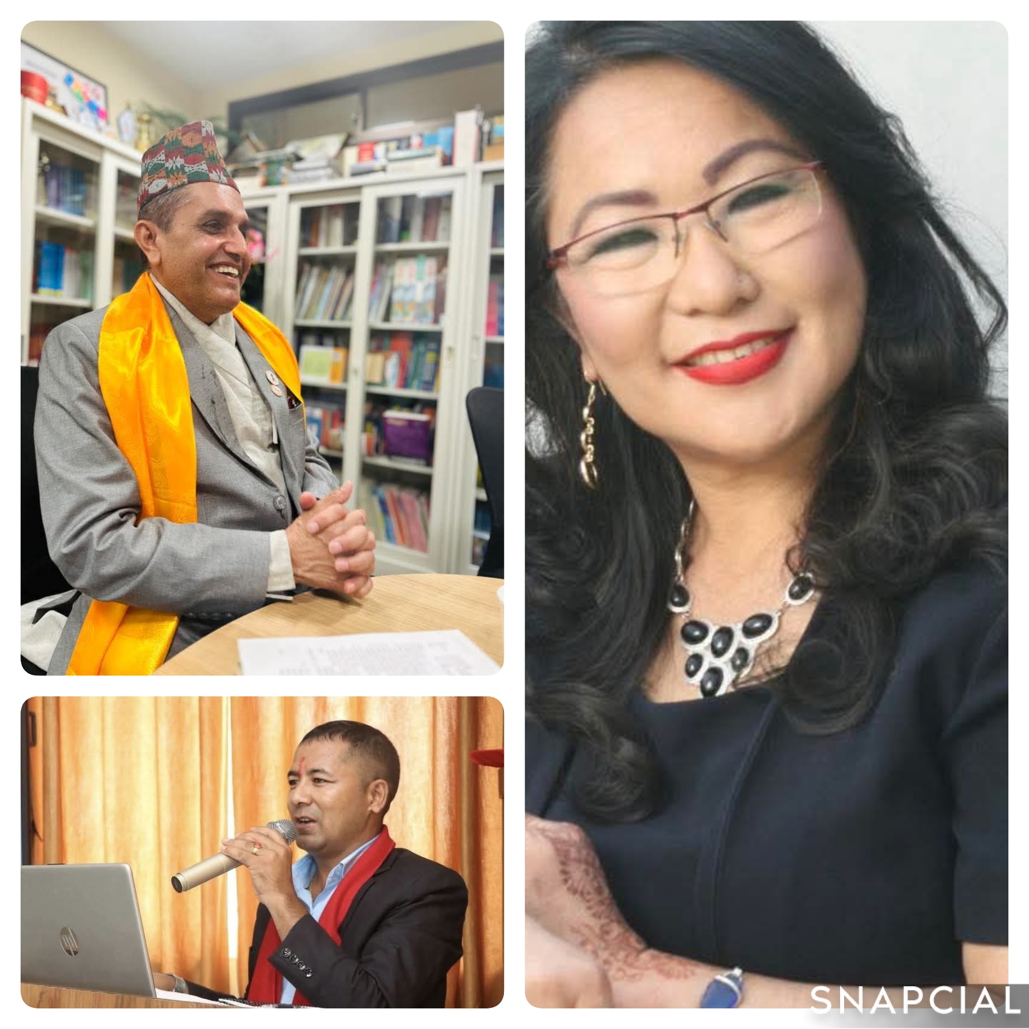 "व्यथित काव्य सम्मान" द्वारा ४ कवि सम्मानित हुने 