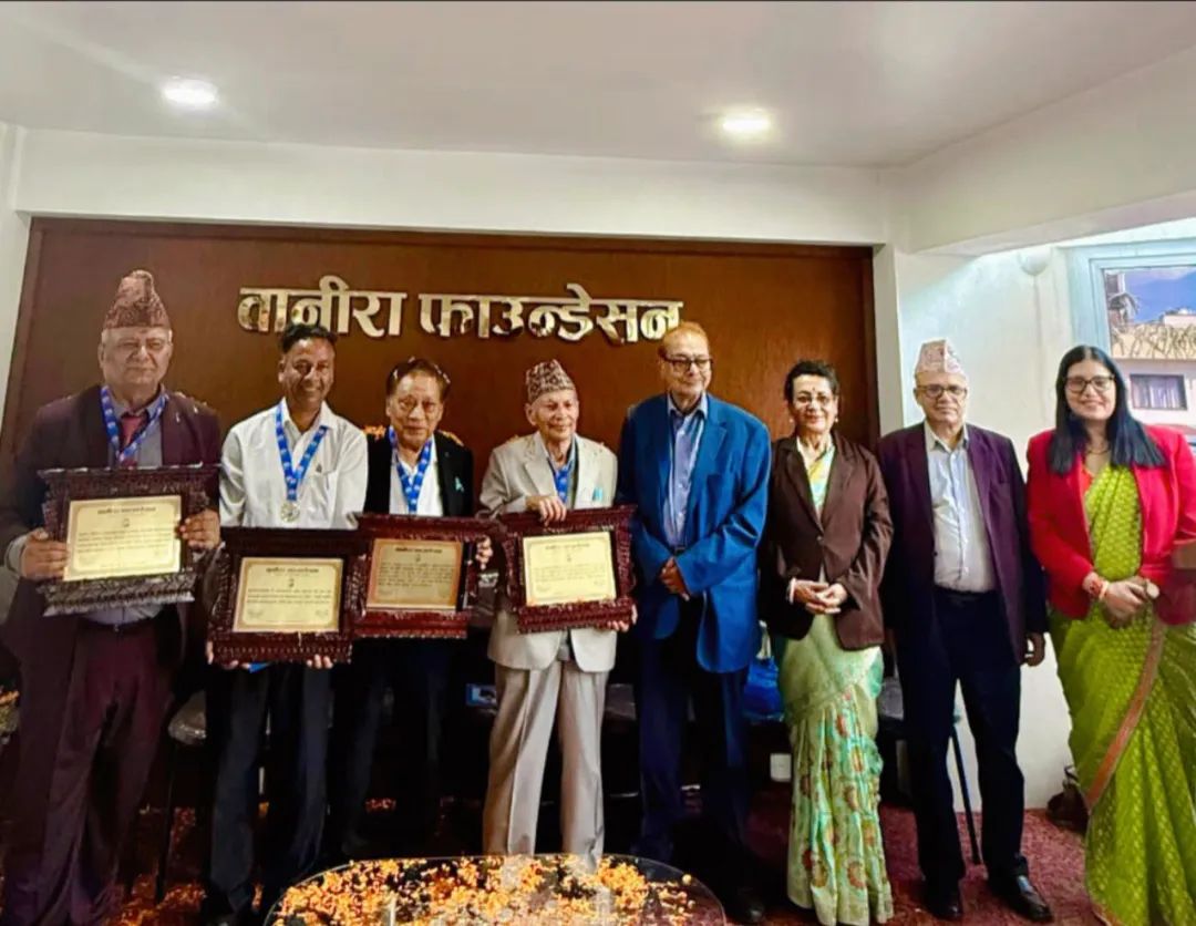 वानीरा फाउन्डेसनद्वारा चार व्यक्तिहरुलाई ‘वानीरा पुरस्कार’ समर्पण 